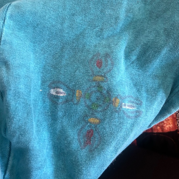 Rising International Handpainted Zippered jacket, size Medium - Picture 6 of 6